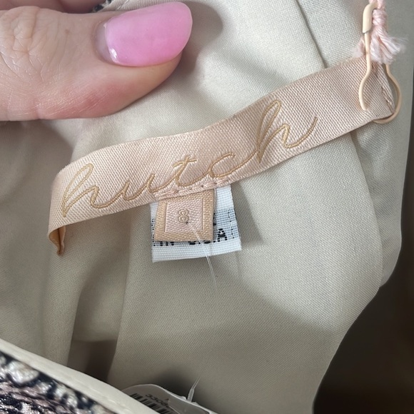 NWT Hutch Etta Ruffle Hem Pencil Print Dress - Picture 13 of 16